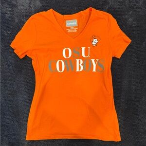 Women's Orange OSU Cowboys‎ Tee